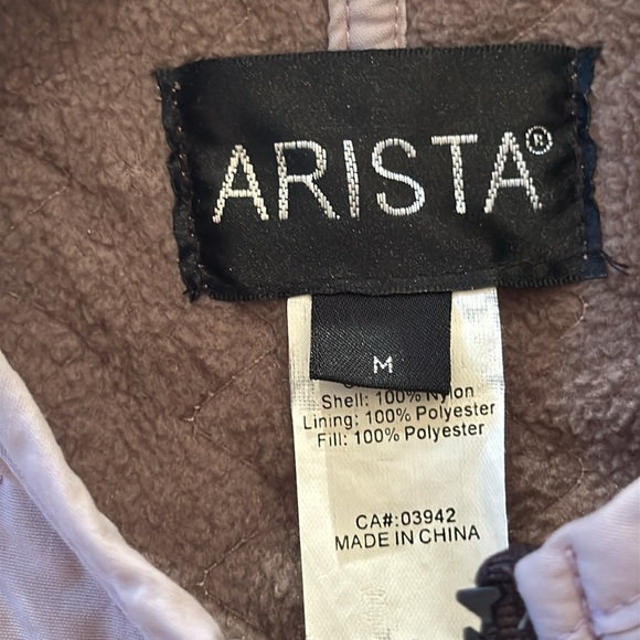 Arista Equestrian Riding outdoor vest  Medium fleece lined - Picture 5 of 7